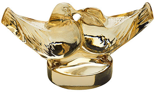 Lalique Crystal - Birds Lovebirds Colombes - Style No: 10371300