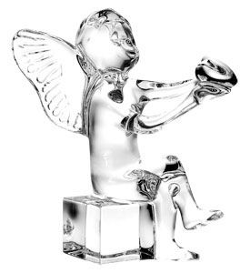 Baccarat Holiday and Religious Items Cherub Crystal