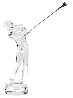Baccarat Crystal - Golf Figurines - Style No: 2102066